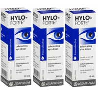 Hylo Forte 2mg Lubricating Eye Drops 10mL [Bulk Buy 3 Pack]