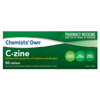 Chemists' Own C-Zine 10mg 50 Tablets  (S2)