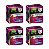 Depend Real-Fit for Women Underwear Large 8 Pack [Bulk Buy 4 Units]