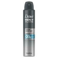 Dove Men Deodorant Clean Comfort Zero Aluminium 200ml