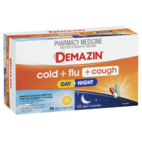 Demazin Cold & Flu + Cough Day and Night 48 Capsules (S2)