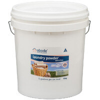 Abode Laundry Powder (Front & Top Loader) Zero 15kg Bucket