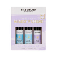 Tisserand The Little Box of Mindfulness Roller Ball Kit 10ml x 3 Pack