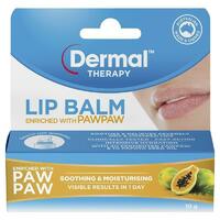 Dermal Therapy Lip Balm Paw Paw 10g