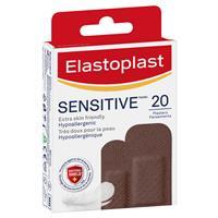 Elastoplast Sensitive Dark Skin Tone Adhesive Bandages 20 Strips