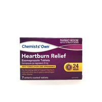 Chemists' Own Heartburn Esomeprazole 20mg 7 Tablets (S2) 