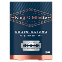 King C Gillette Double Edge Safety Razor Blades 10Pack