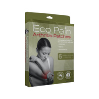 Byron Naturals Eco Pain Patches Arthritis (Arnica Patches - 5cm x 13cm) x 6 Pack