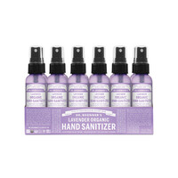 Dr. Bronner's Organic Hand Sanitizer Lavender 59ml x 12 Pack