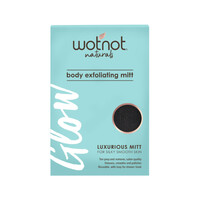 Wotnot Naturals Glow Body Exfoliating Mitt (Luxurious Mitt for Silky Smooth Skin)