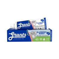 Grants Of Australia Natural Toothpaste Kids Blueberry Burst with Low Fluoride 75g