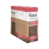 Amazonia Raw Protein Bar Triple Choc Brownie 40g [Bulk Buy 10 Units]