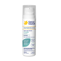 Cancer Council Face Daily Wear SPF50+ Invisible 50ml
