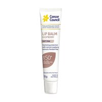 Cancer Council Raspberry Lip Balm SPF50+ 15g