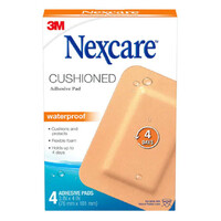 Nexcare cushioned waterproof adhesive pad 4 Pack