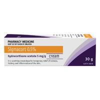 Sigmacort 0.5% Cream 30g  (S2)