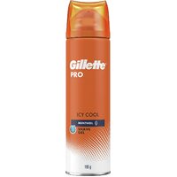 Gillette Pro Icy Cool Shave Gel Menthol 195g