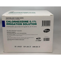 Pfizer Chlorhexidine Aqueous 0.1% 30ml 30 Pack