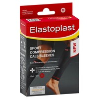 Elastoplast Sport Compression Calf Sleeves Medium 1 Pair