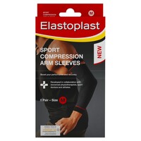 Elastoplast Sport Compression Arm Sleeves Medium 1 Pair