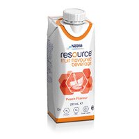 Resource Fruit Beverage Peach 237ml [Bulk Buy 24 Units]