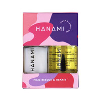 Hanami Nail Polish Collection Treatment Rescue & Repair 9ml x 2 Pack (contains: Rescue Me Oil & Repair Me Gel)