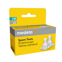 Medela Spare Teats 2 Pack - Medium Flow