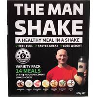 The Man Shake Variety Pack 56g x14 Pack