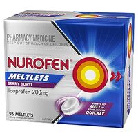 Nurofen Meltlets Berry Burst 200Mg 96 Pack (S2)