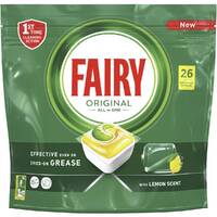 Fairy Original Dishwashing Tablets 26 Pack