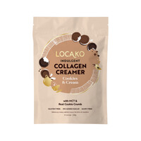 Locako Collagen Creamer Indulgent (Cookies and Cream) 300g