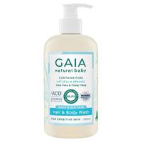 Gaia Natural Baby Baby Hair & Body Wash 500ml