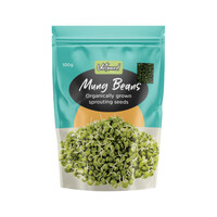 Untamed Health Organically Grown Sprouting Seeds Mung Beans 100g