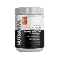 NutraViva NesProteins Bone Broth Beef Collagen Enriched Pure & Unflavoured 300g