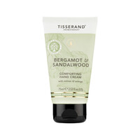 Tisserand Hand Cream Comforting Bergamot & Sandalwood 75ml