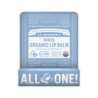 Dr. Bronner's Organic Lip Balm Hang Sell Naked 4g [Bulk Buy 12 Units]