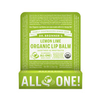 Dr. Bronner's Organic Lip Balm Lemon Lime 4g [Bulk Buy 12 Units]