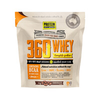 Protein Supplies Australia Protein 360 Whey (Complete Protein with BCAA) Chocolate 1kg