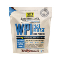 Protein Supplies Australia Protein WPI (Fast Release High Protein) Chocolate 1kg