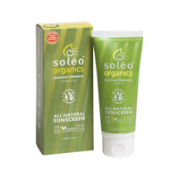 Soleo Organics All Natural Sunscreen SPF30 Everyday Formula (Extra Lite) 80g