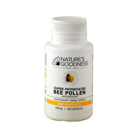 Nature's Goodness Super-Potentiated Bee Pollen with BioPerine 500mg 100c