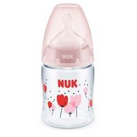 NUK First Choice+ Temperature Control Bottle With Silicone Teat - Assorted Color (150ml)