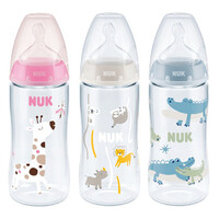 NUK First Choice+ Temperature Control Bottle With Silicone Teat 360ml (Assorted)