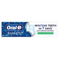 Oral B Toothpaste 3D White Long Lasting Freshness 110g