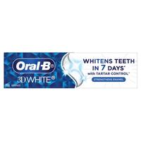 Oral B Toothpaste 3D White Lasting Enamel Strong 110g