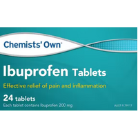 Chemists' Own Ibuprofen 200mg 24 Tablets