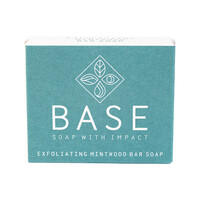 Base (Soap With Impact) Soap Bar Exfoliating Mintwood (Boxed) 120g