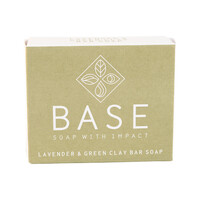 Base (Soap With Impact) Soap Bar Lavender & Green Clay (Boxed) 120g