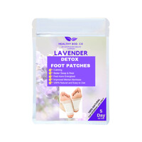 Healthy Bod. Co Detox Foot Patches Lavender x 10 Patches (5 Pairs)