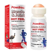 PoweRoll Pain Relief Plus Oil (Hot Feel) Roll-On 50ml
